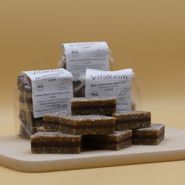 Bio - Cocoschnitte in Rohkostqualität