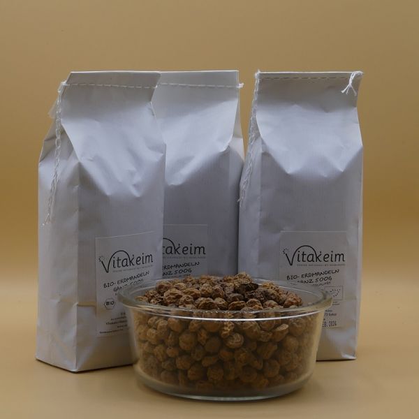 Bio - Erdmandeln ganz, roh, 750g