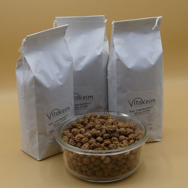 Bio - Erdmandeln ganz, roh, 750g